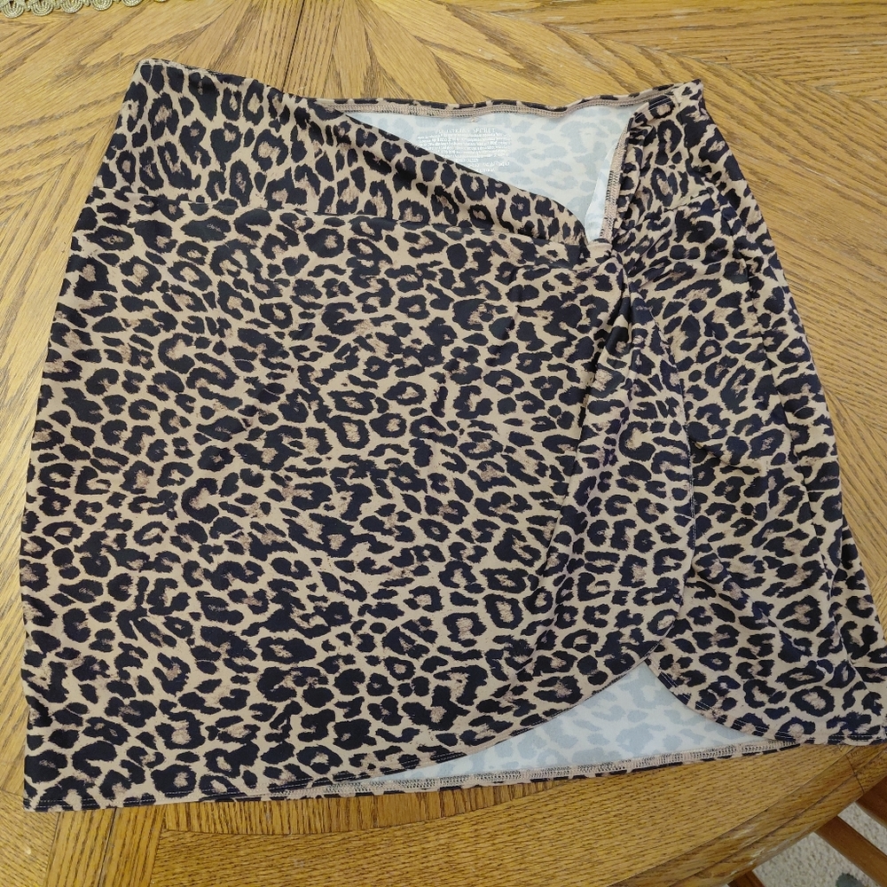 Victoria's Secret Leopard Print Swin Skirt